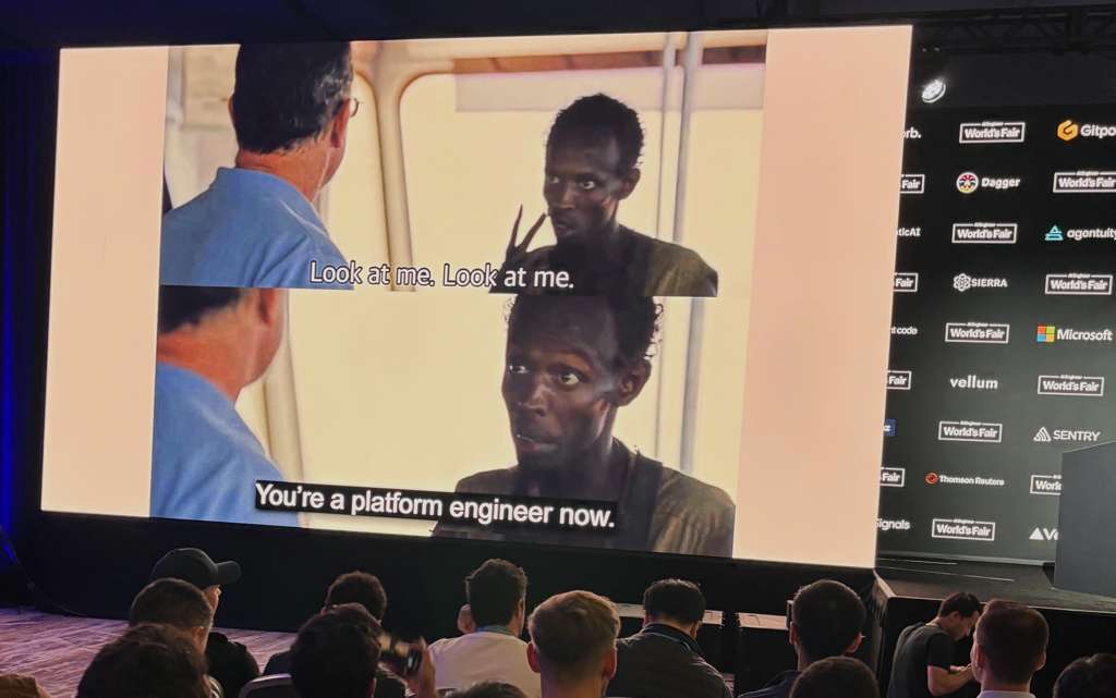 Look at me. You're a platform engineer now.
